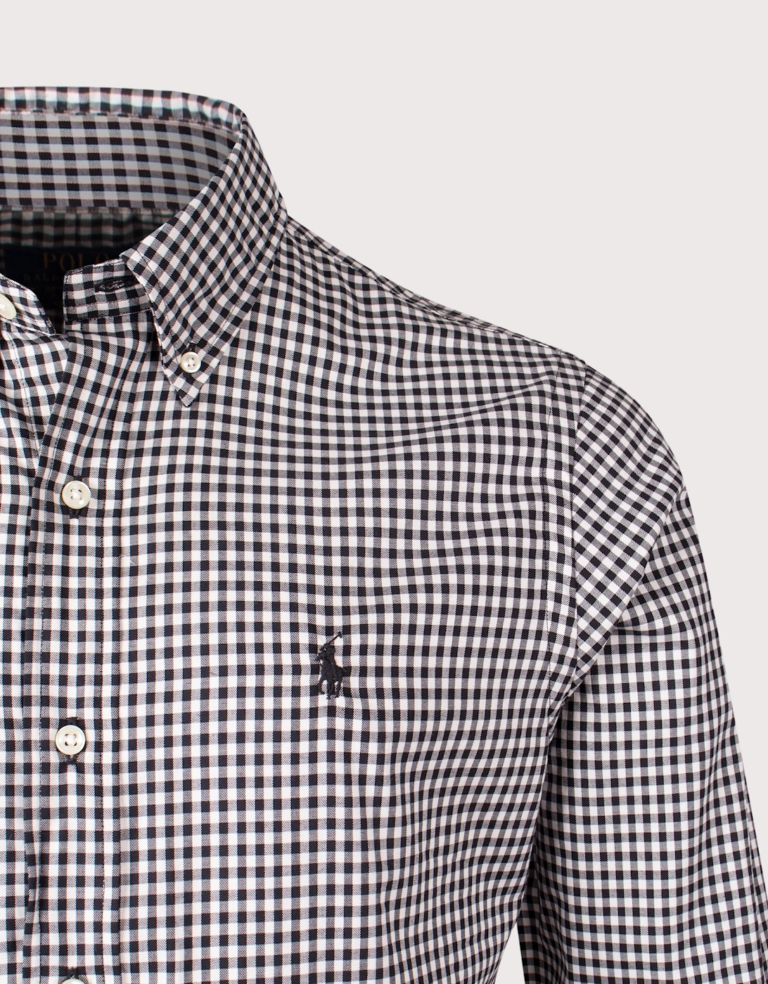 Custom Fit Plaid Twill Shirt