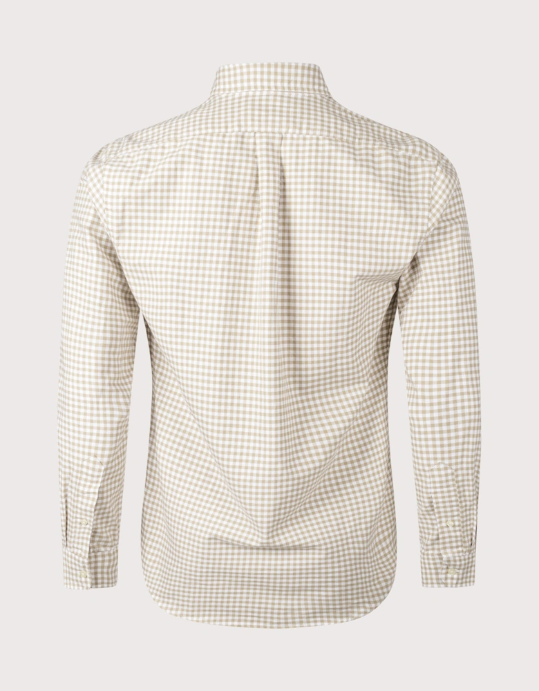 Custom Fit Gingham Oxford Shirt