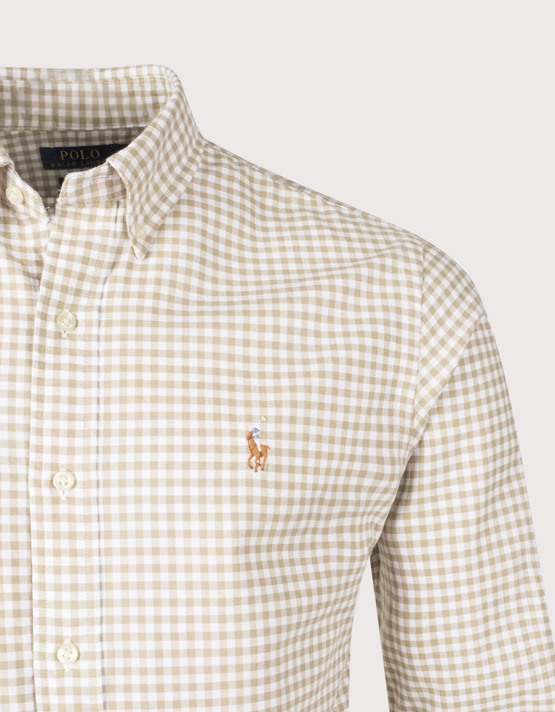 Custom Fit Gingham Oxford Shirt