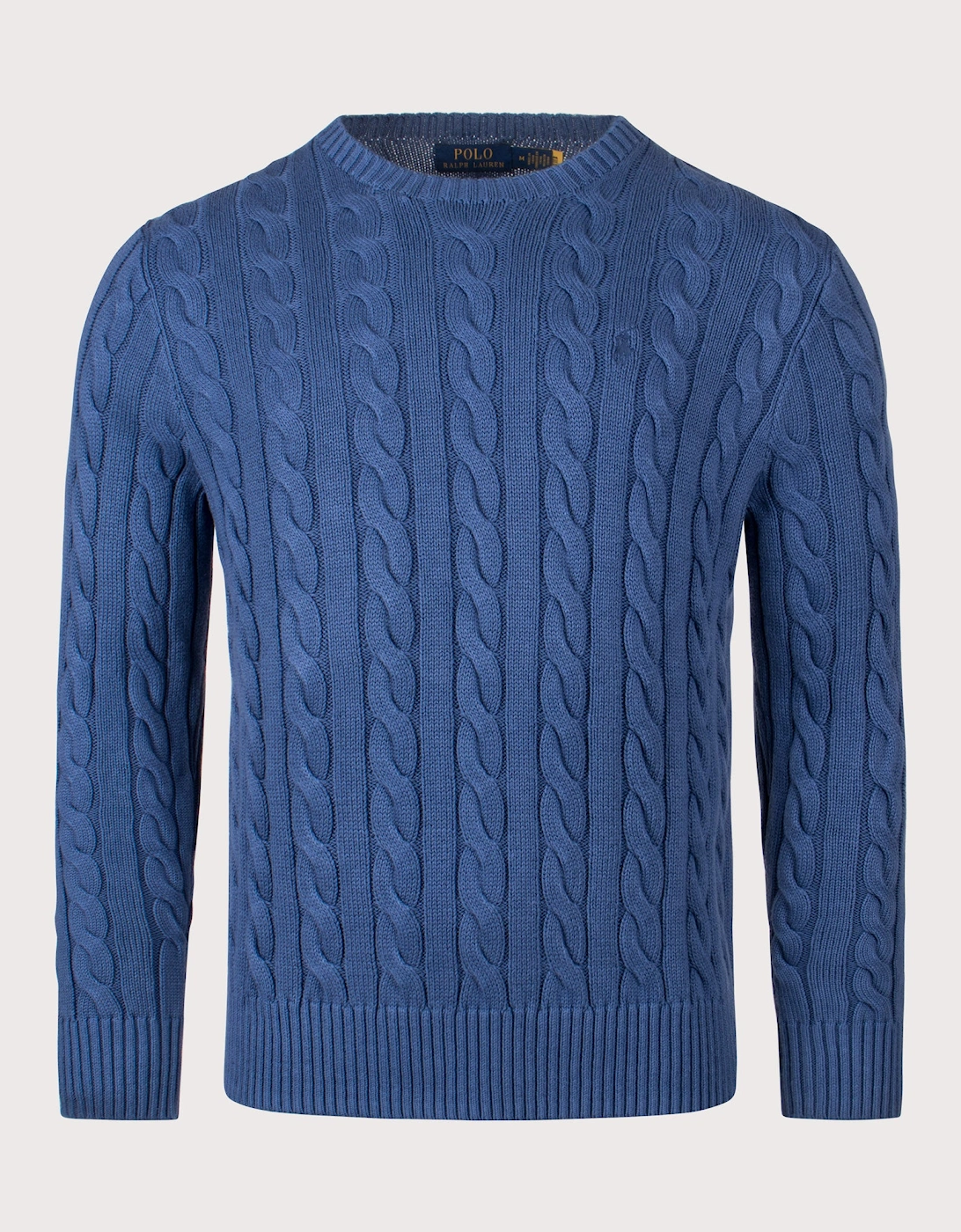 Cable-Knit Garment-Dyed Cotton Jumper, 4 of 3
