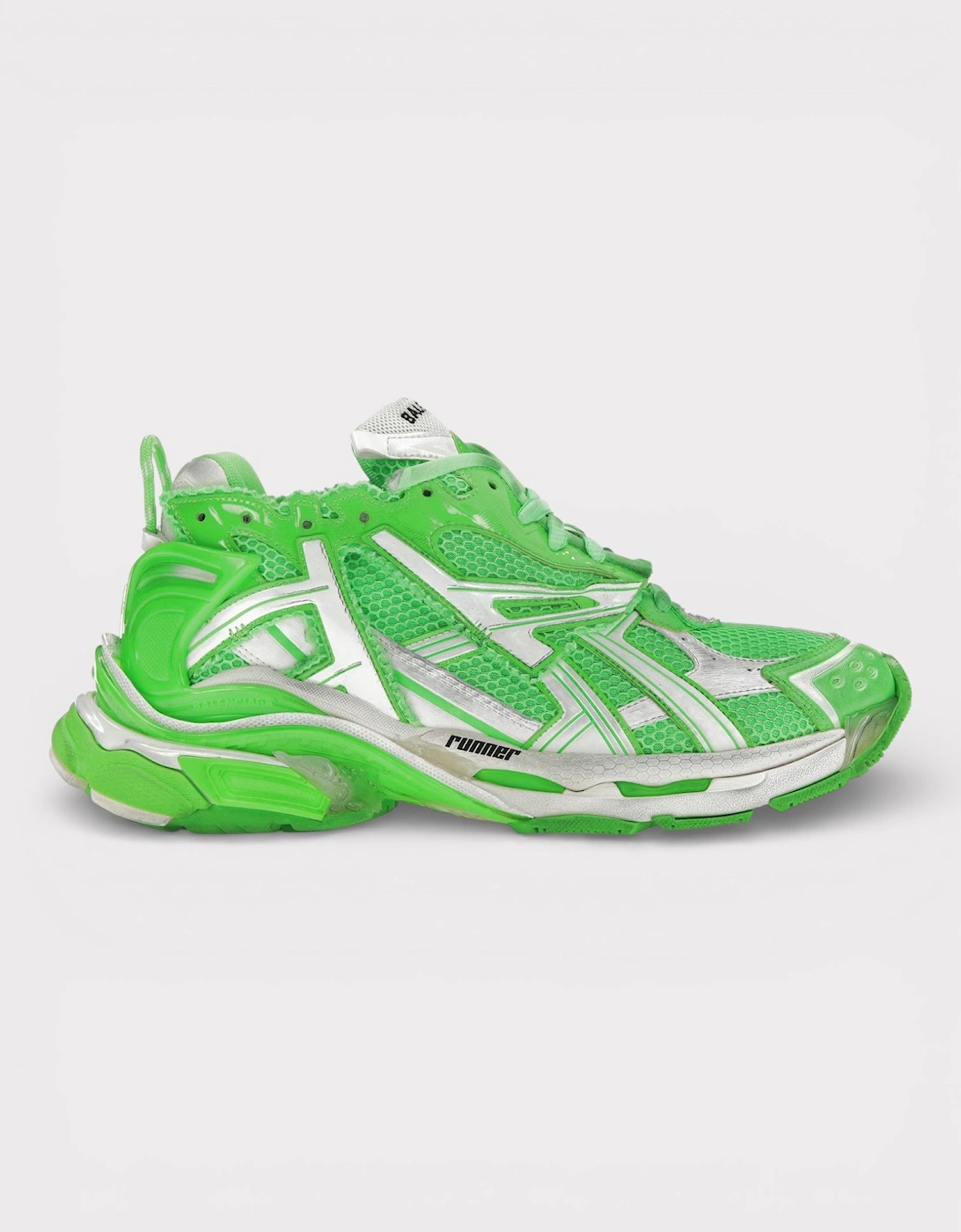 Runners Neon Green White, 7 of 6
