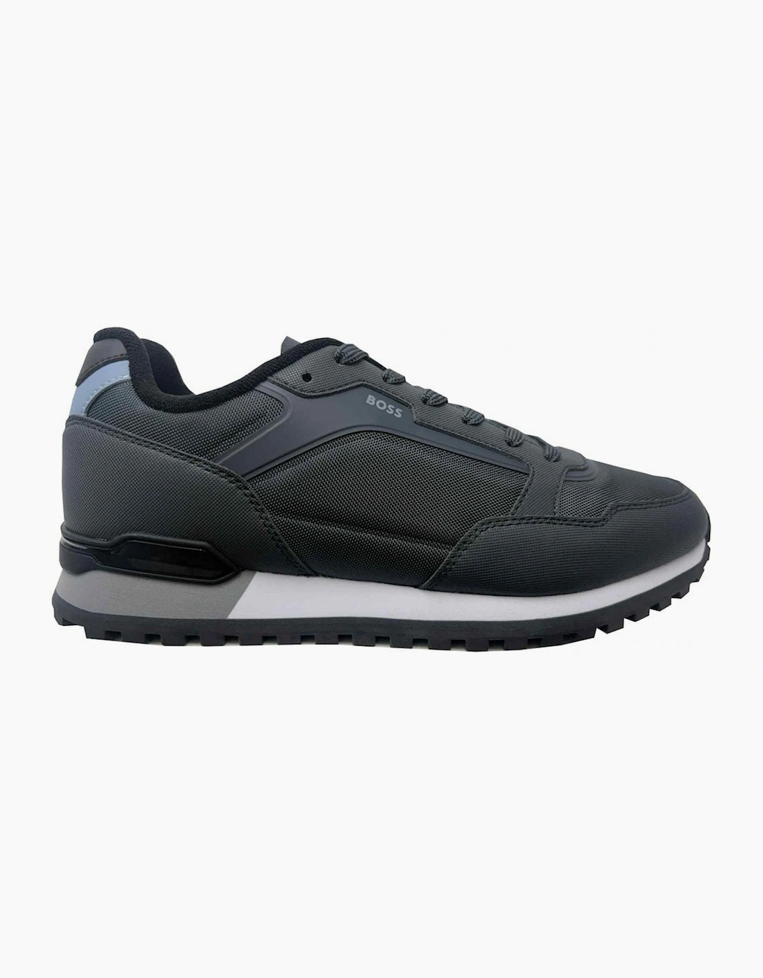 Hugo Boss Men's Black Navy Parkour L Runn Trainers - Size: 7