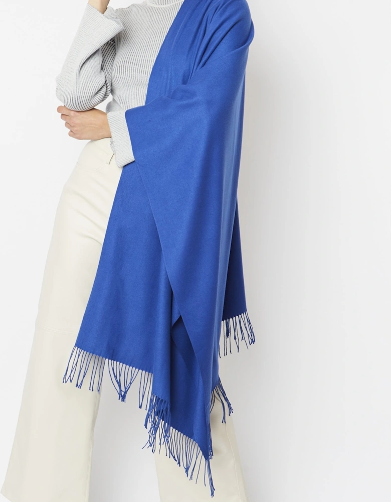 Blue Cashmere Blend Scarf