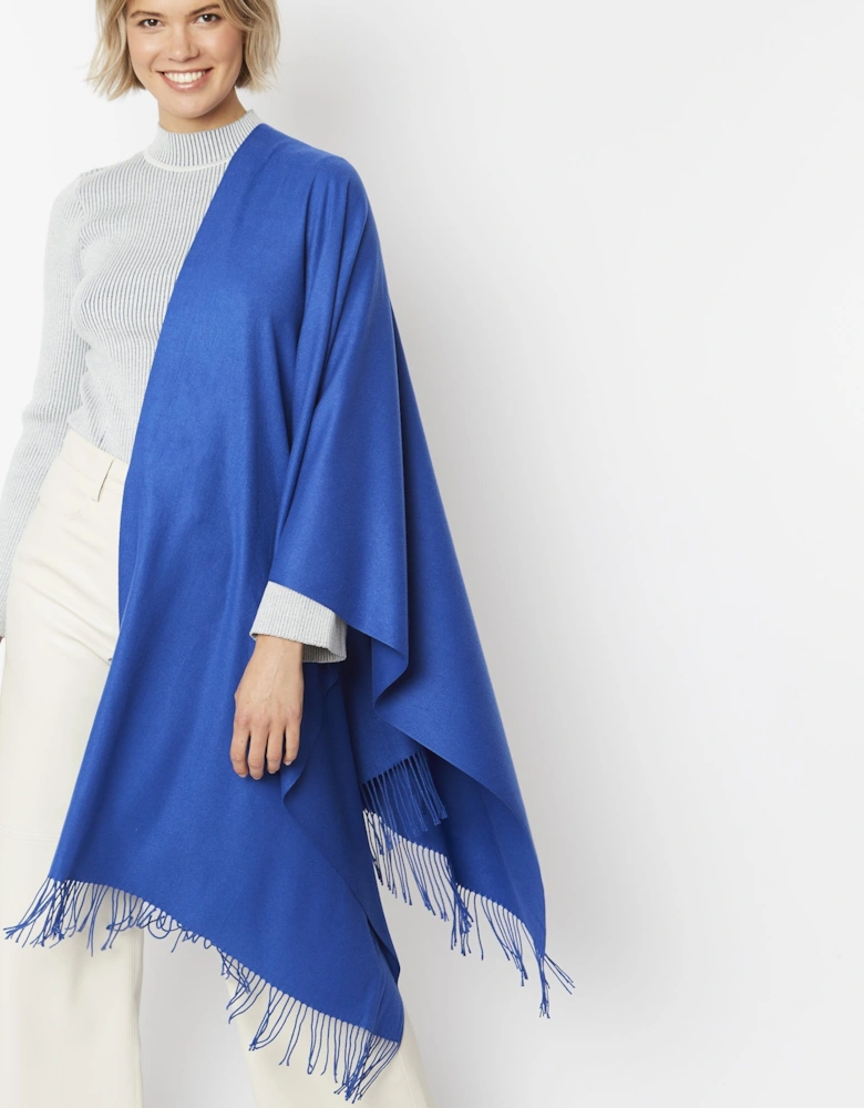 Blue Cashmere Blend Scarf