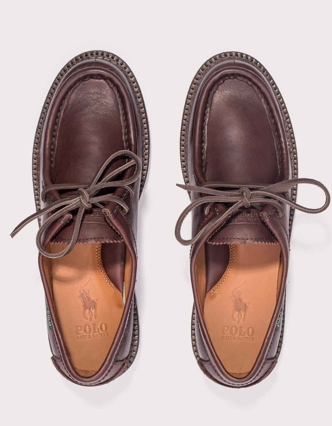 Jett Lug-Sole Leather Moc-Toe Shoes