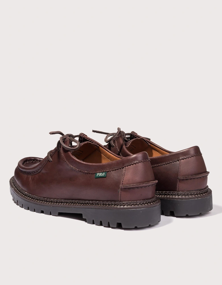 Jett Lug-Sole Leather Moc-Toe Shoes