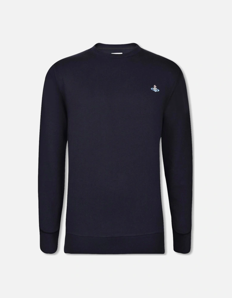 Men's Navy Raglan Silver Orb Sweatshirt