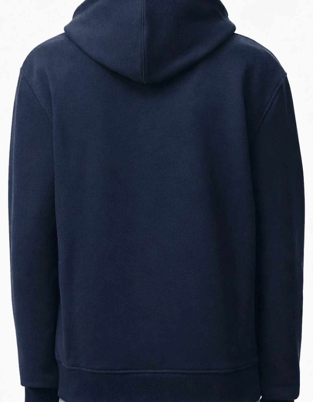 Men's Navy White de Coeur Zipped Hoodie