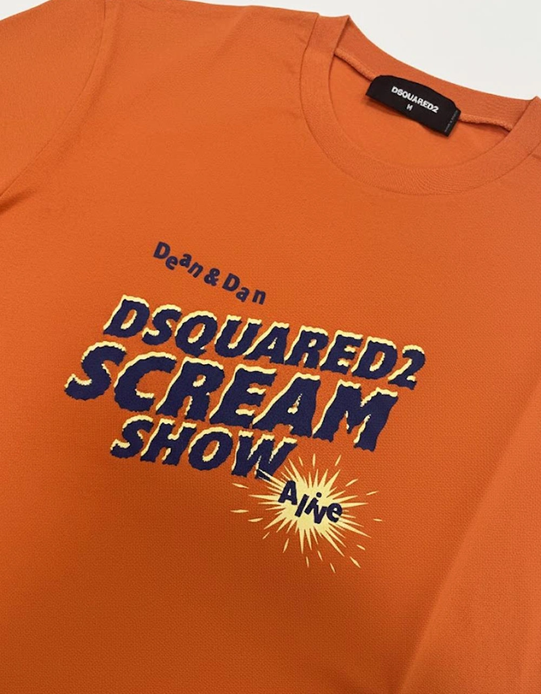 Scream Show T-Shirt in Orange