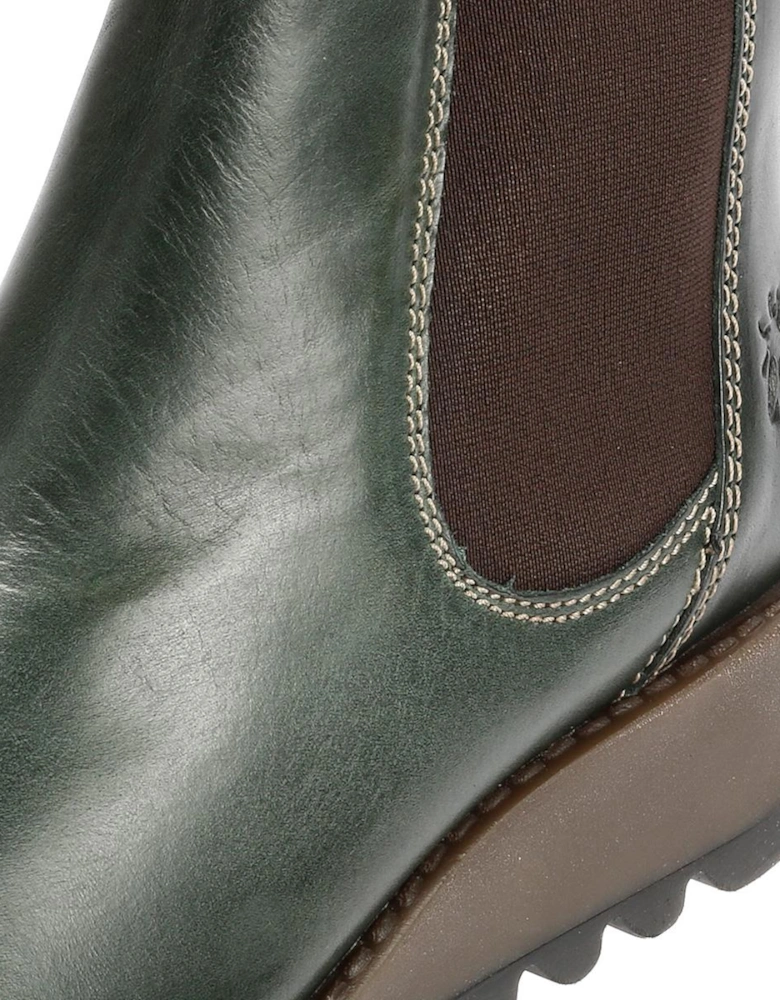 Salv Leather Women's Petrol Boots