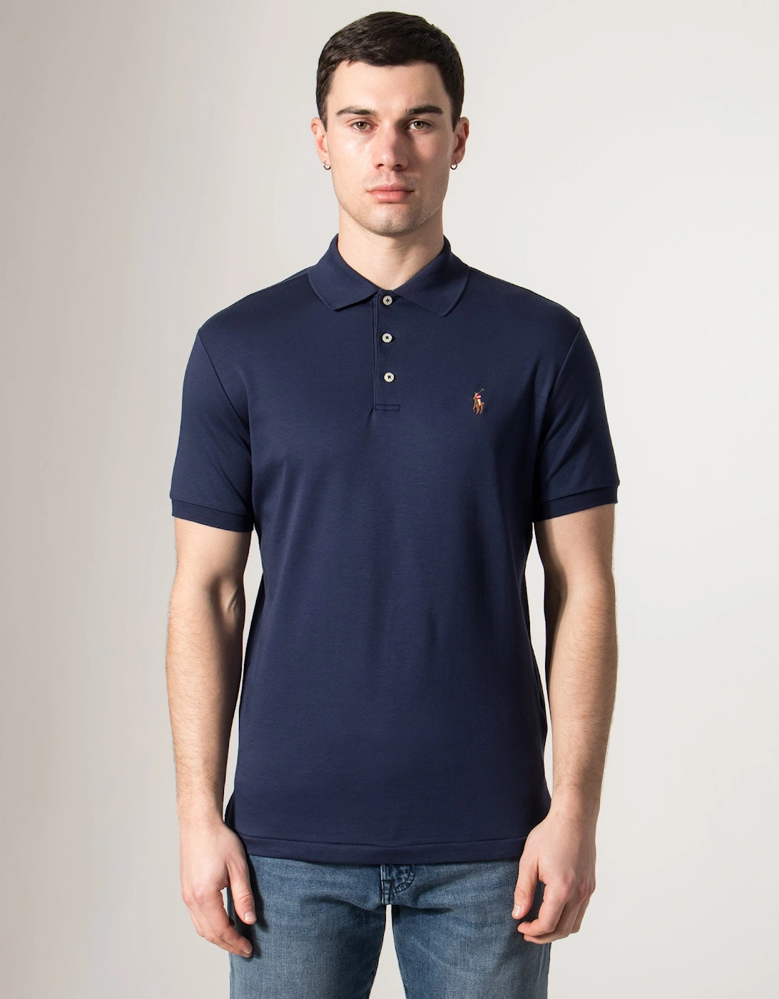 Custom Slim Fit Interlock Polo Shirt
