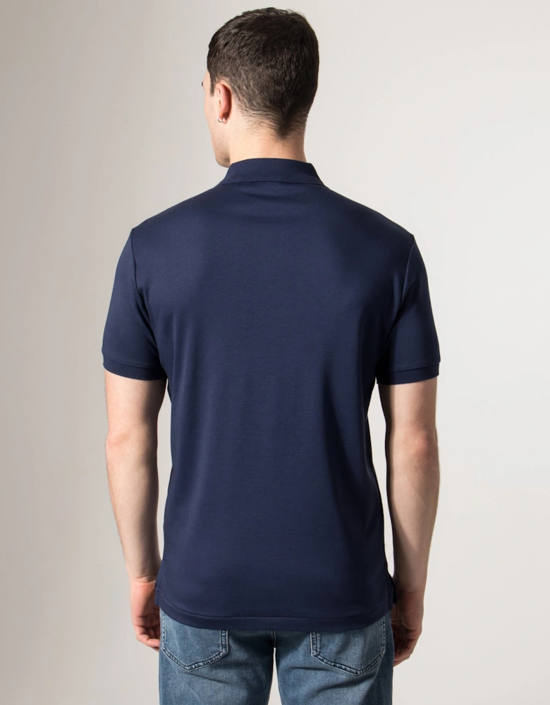 Custom Slim Fit Interlock Polo Shirt