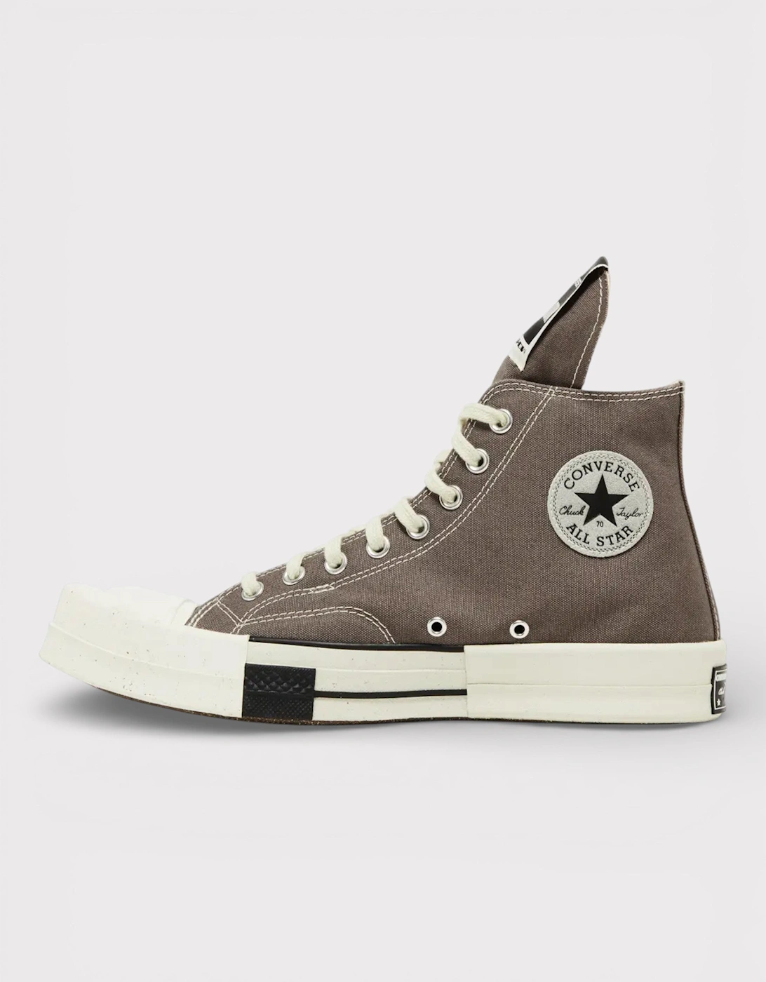 Converse TURBODRK Laceless Chuck Taylor All Star 70 Hi Rick Owens DRKSHDW Iron