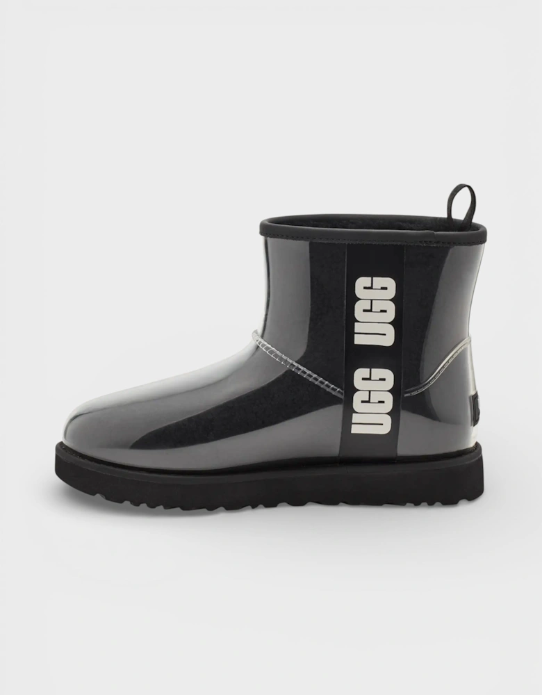 Womens Classic Clear Mini Boot Black