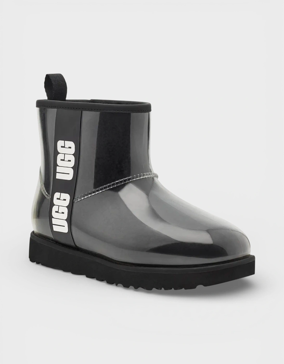 Womens Classic Clear Mini Boot Black