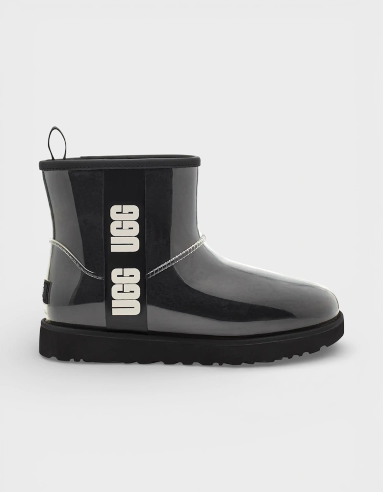 Womens Classic Clear Mini Boot Black