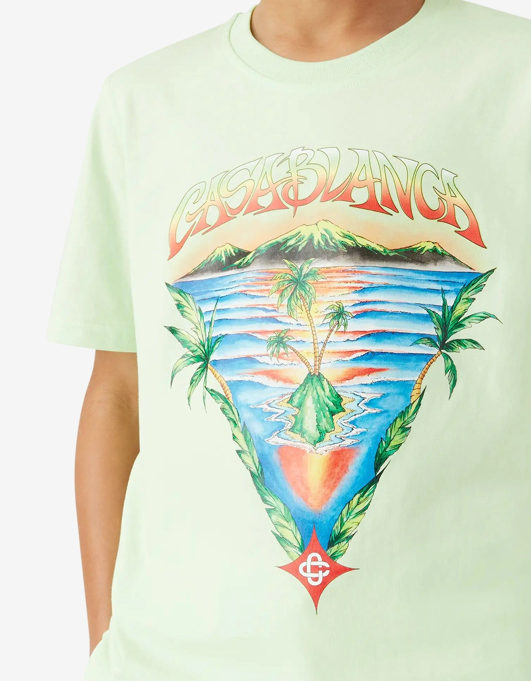 Kids Innocence Triangle T-Shirt in Green