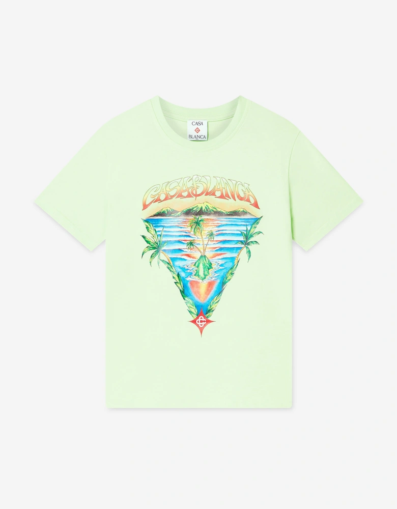 Kids Innocence Triangle T-Shirt in Green