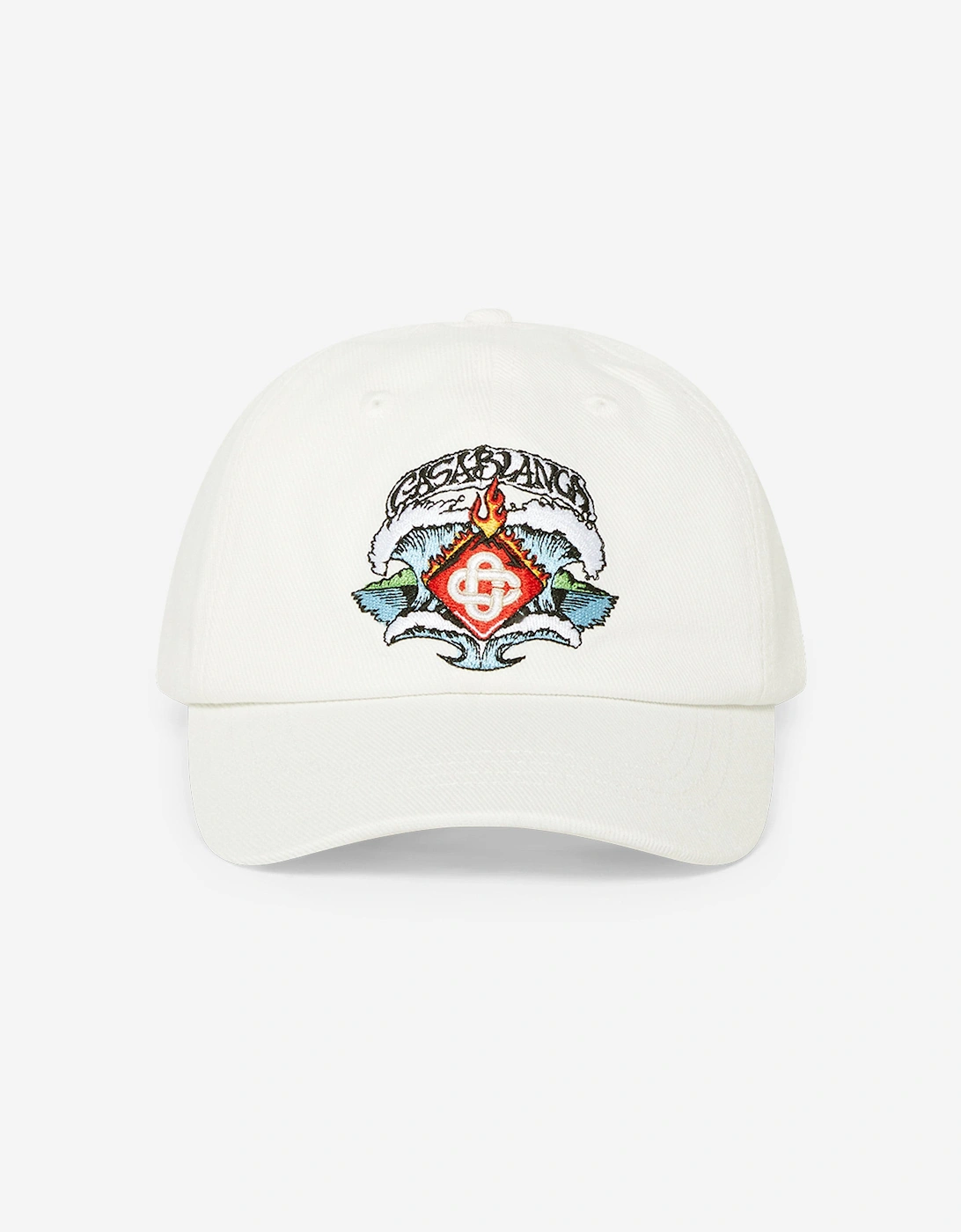 Kids Waves Cap in White