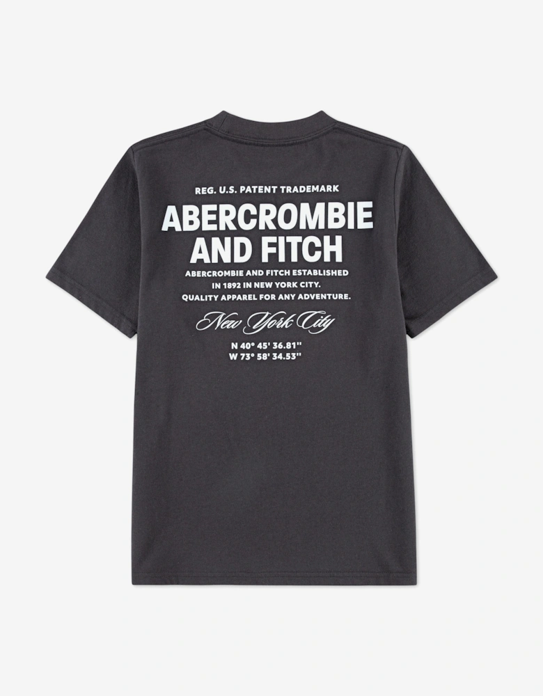 Boys City Stack T-Shirt in Black