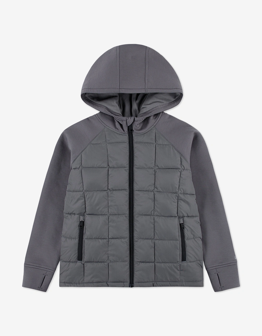 Boys Lightweight Hybrid Jacket in Grey, 5 of 4