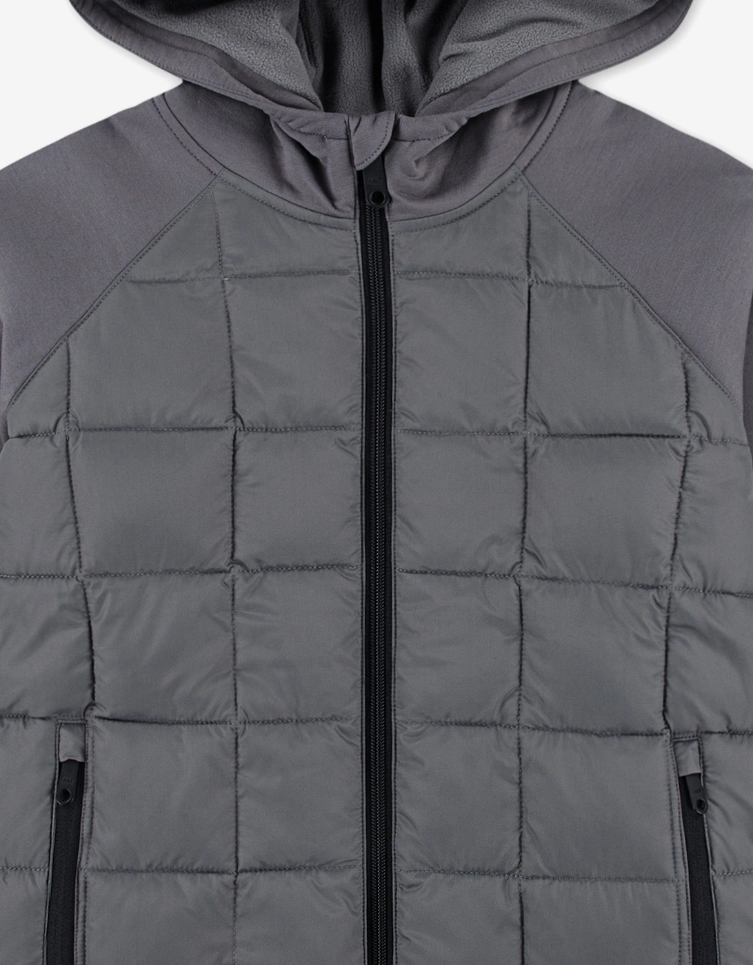 Boys Lightweight Hybrid Jacket in Grey