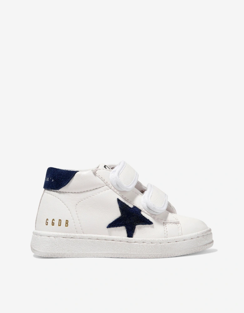 June Leather Star Trainers in White