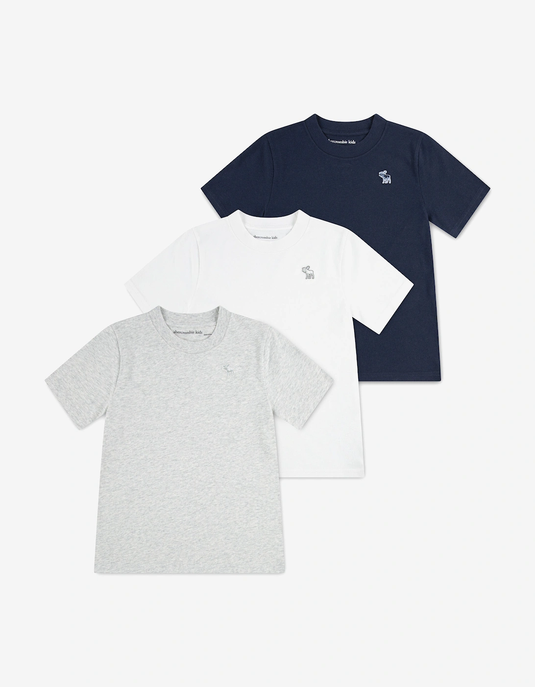 Boys 3 Pack T-Shirt Set in Blue, 5 of 4