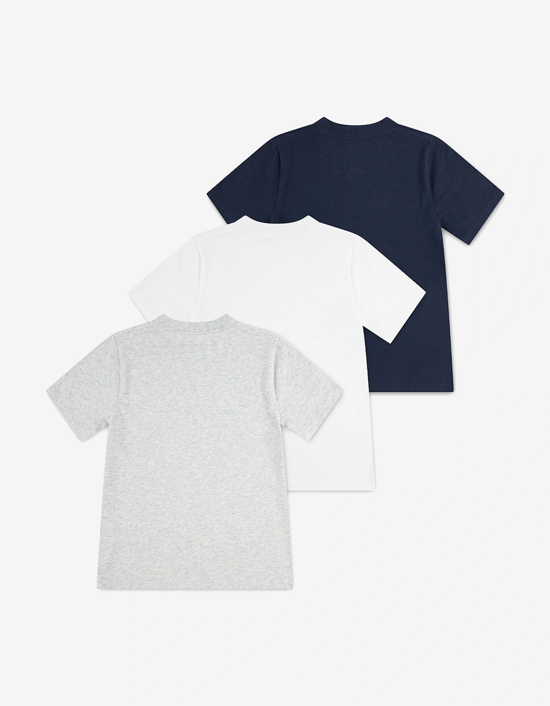 Boys 3 Pack T-Shirt Set in Blue