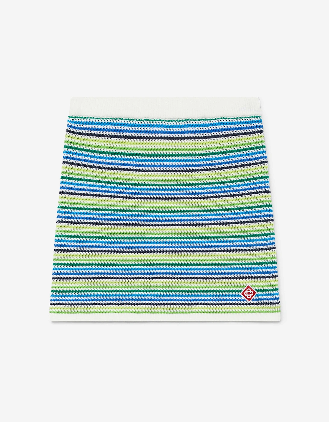 Girls Striped Skirt in Green, 6 of 5