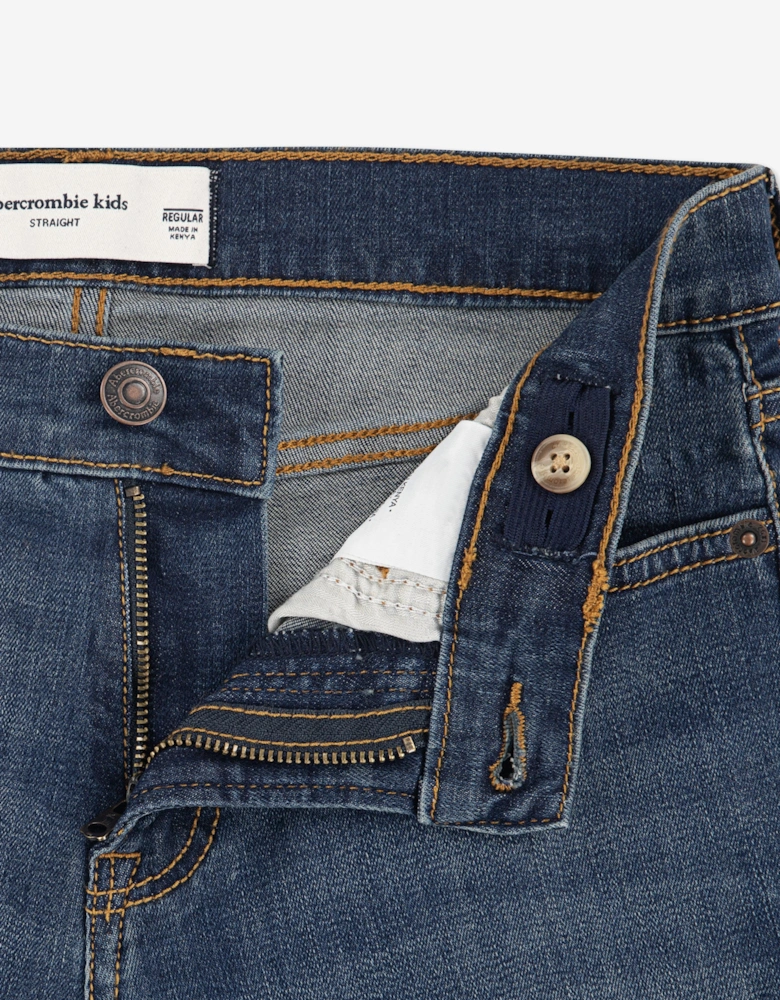 Boys Straight Fit Jeans in Blue