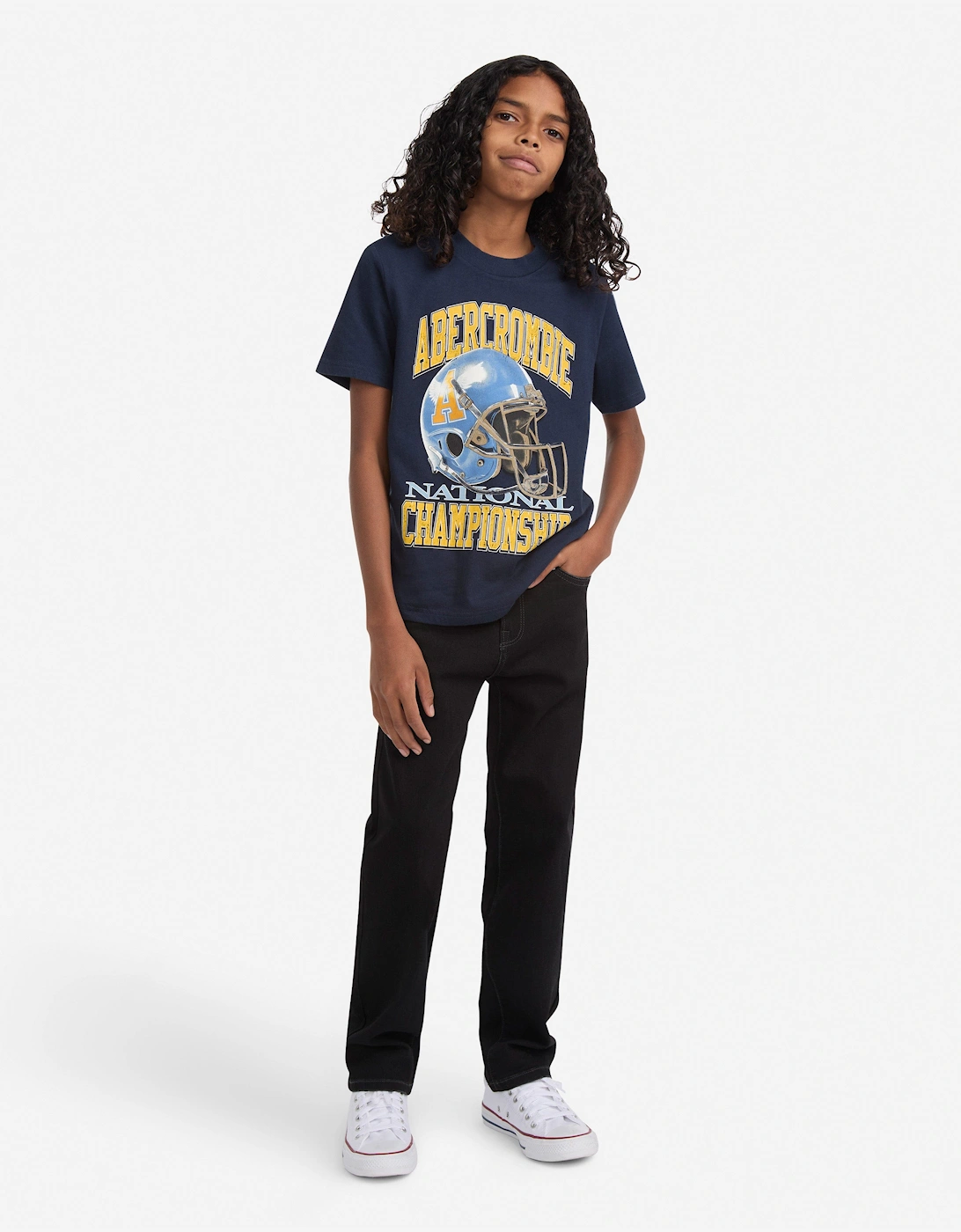 Boys Straight Fit Jeans in Navy