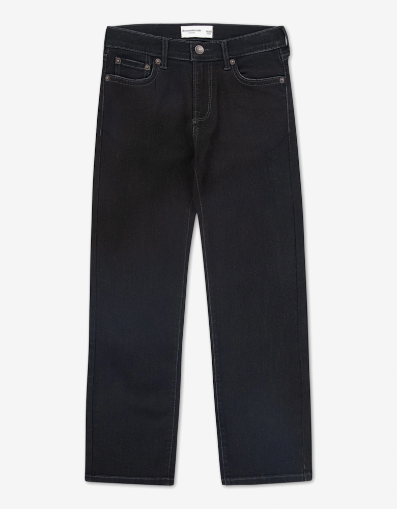 Boys Straight Fit Jeans in Navy