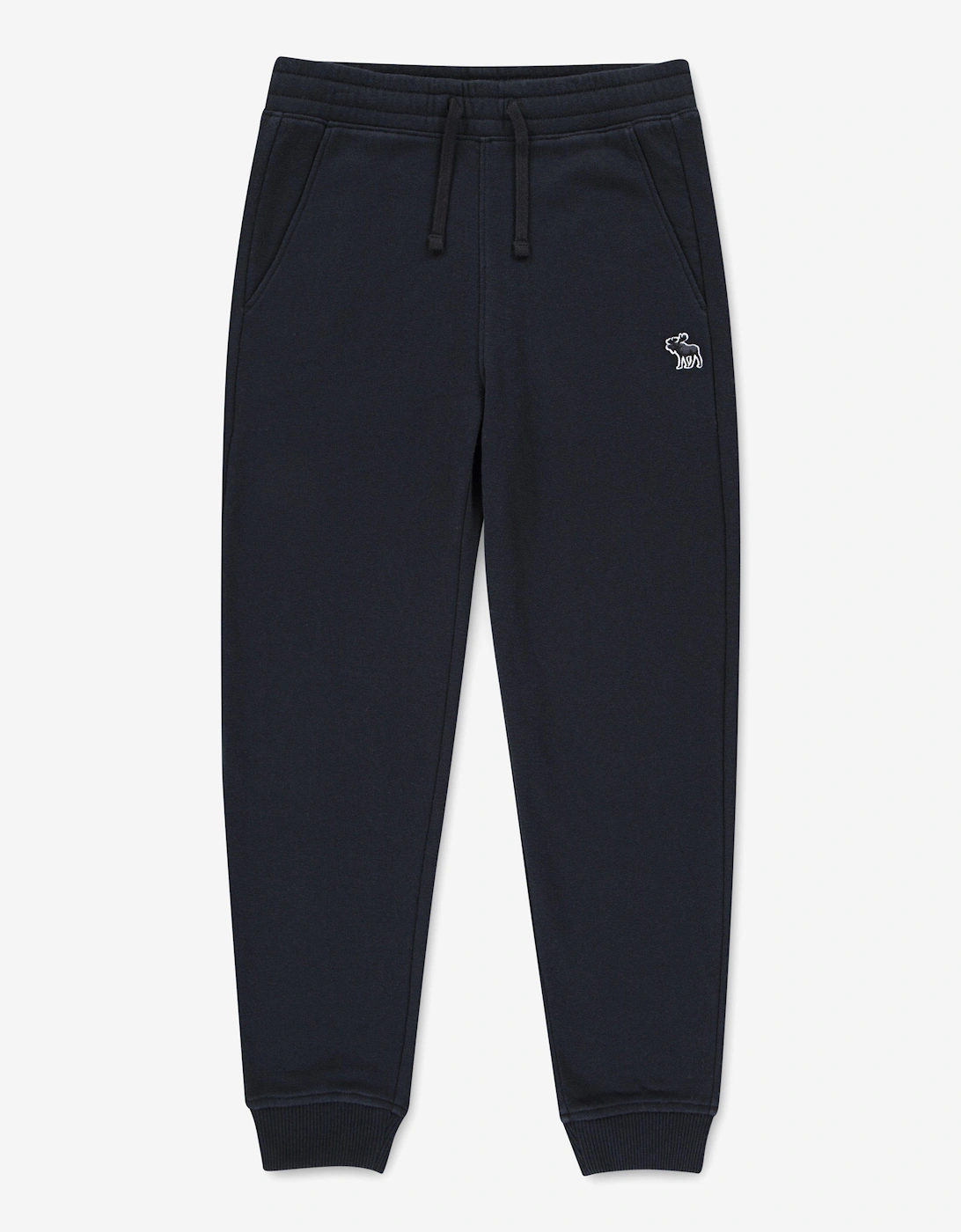 Abercrombie & Fitch Boy's Abercrombie & Fitch Boys Essential Fleece Joggers in Black