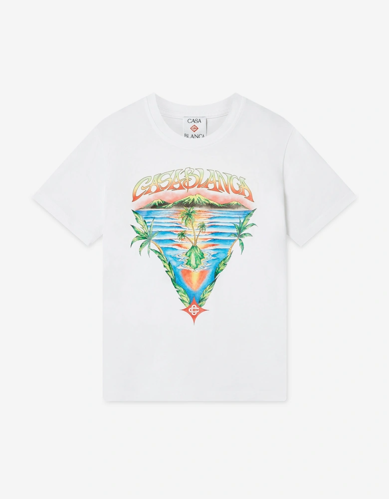 Kids Innocence Triangle T-Shirt in White