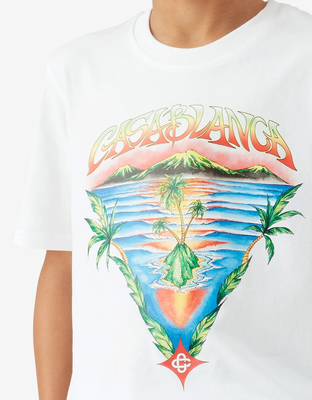 Kids Innocence Triangle T-Shirt in White
