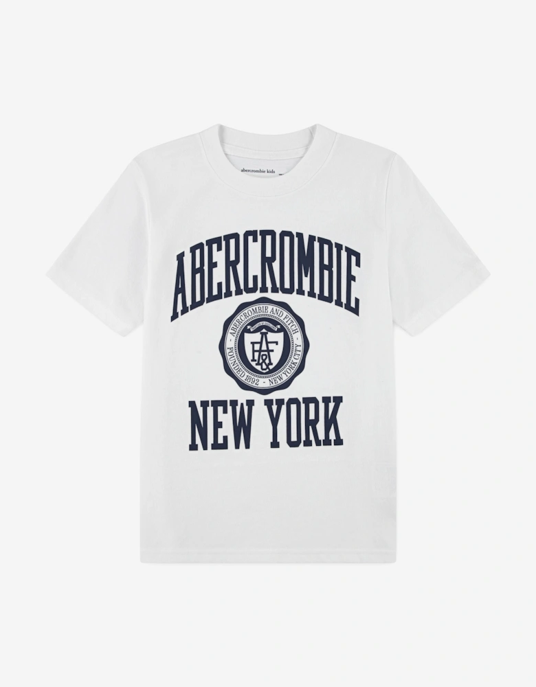 Boys Ivy League T-Shirt in White