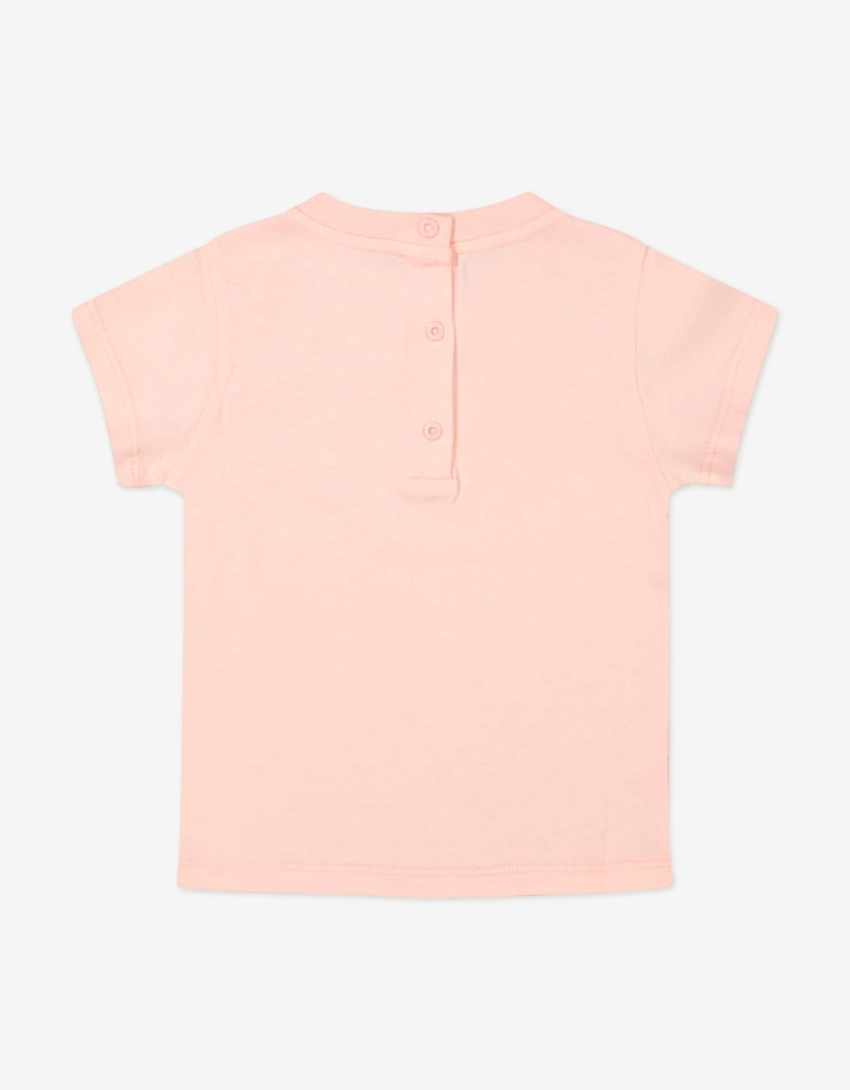 Baby Girls Logo T-Shirt in Pink