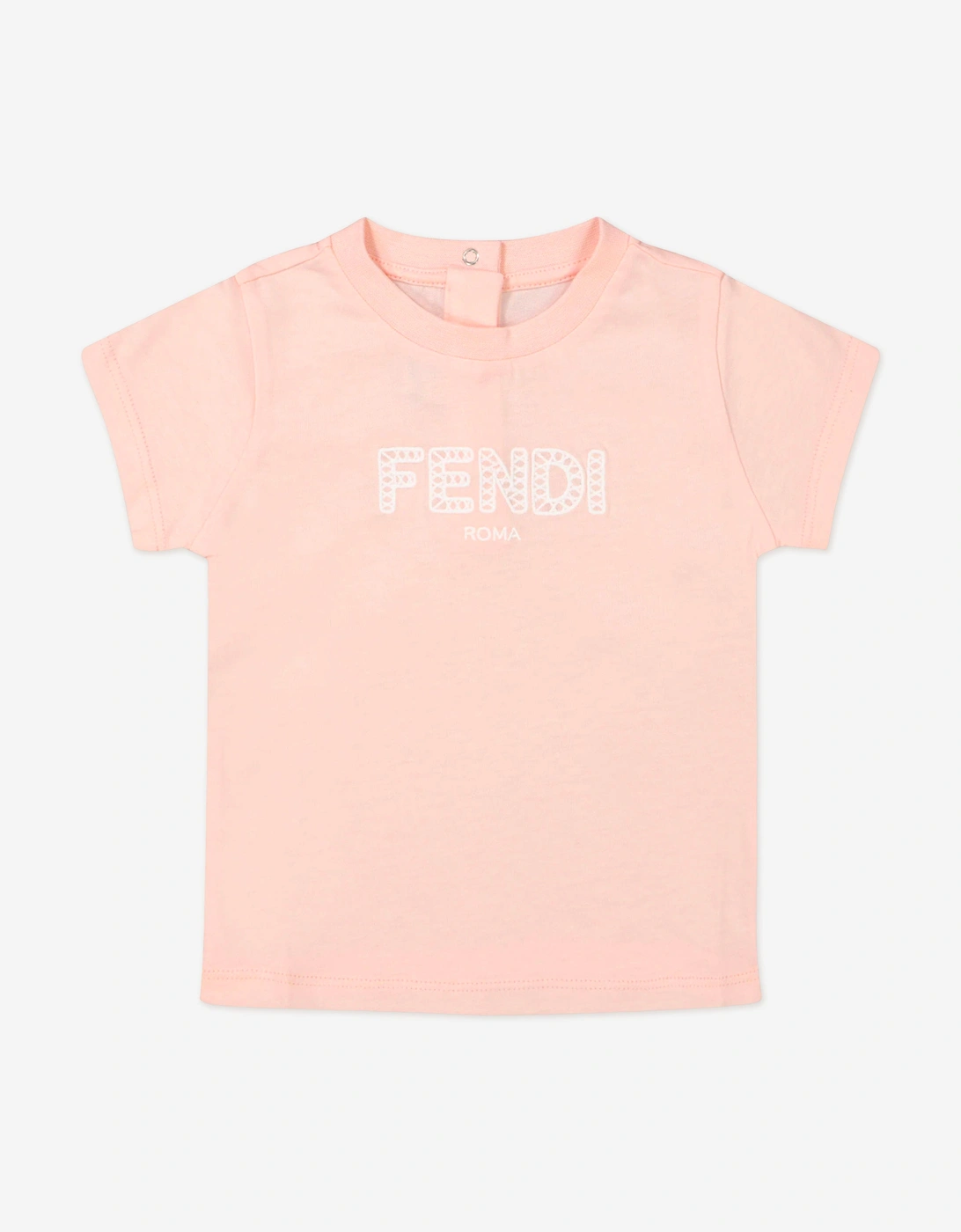 Baby Girls Logo T-Shirt in Pink, 4 of 3