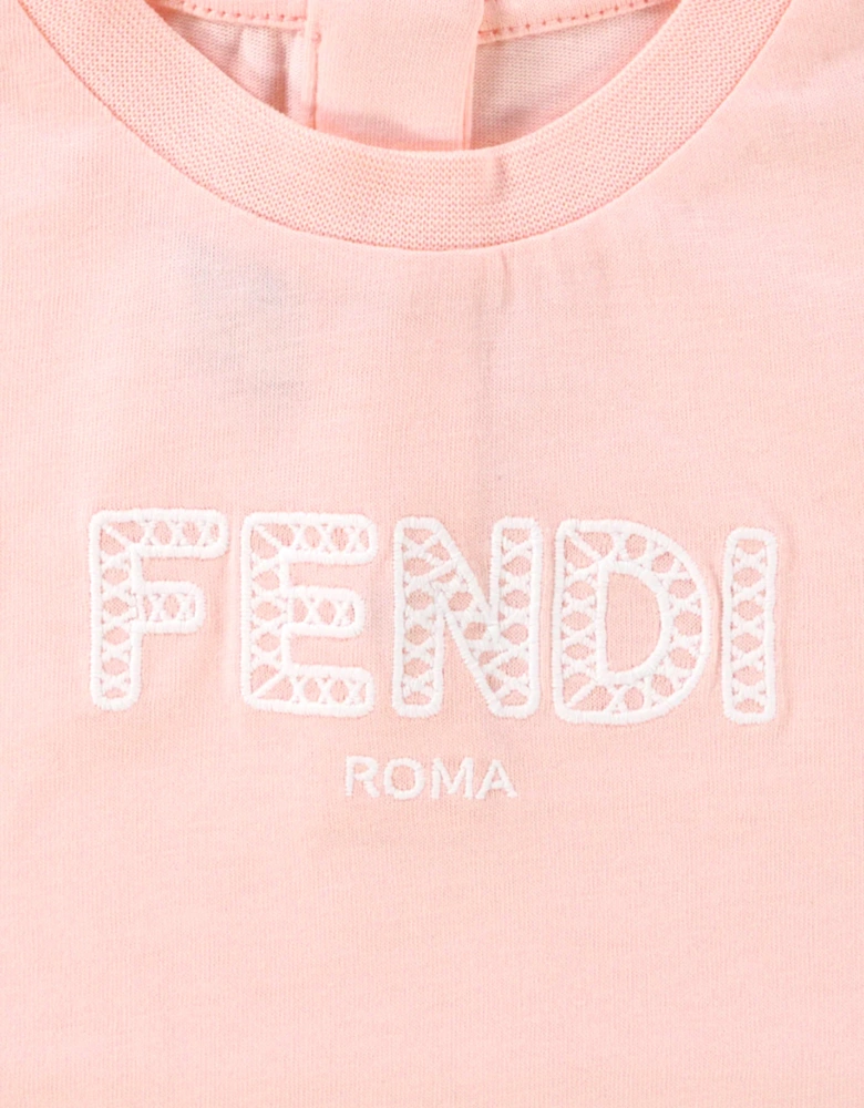Baby Girls Logo T-Shirt in Pink