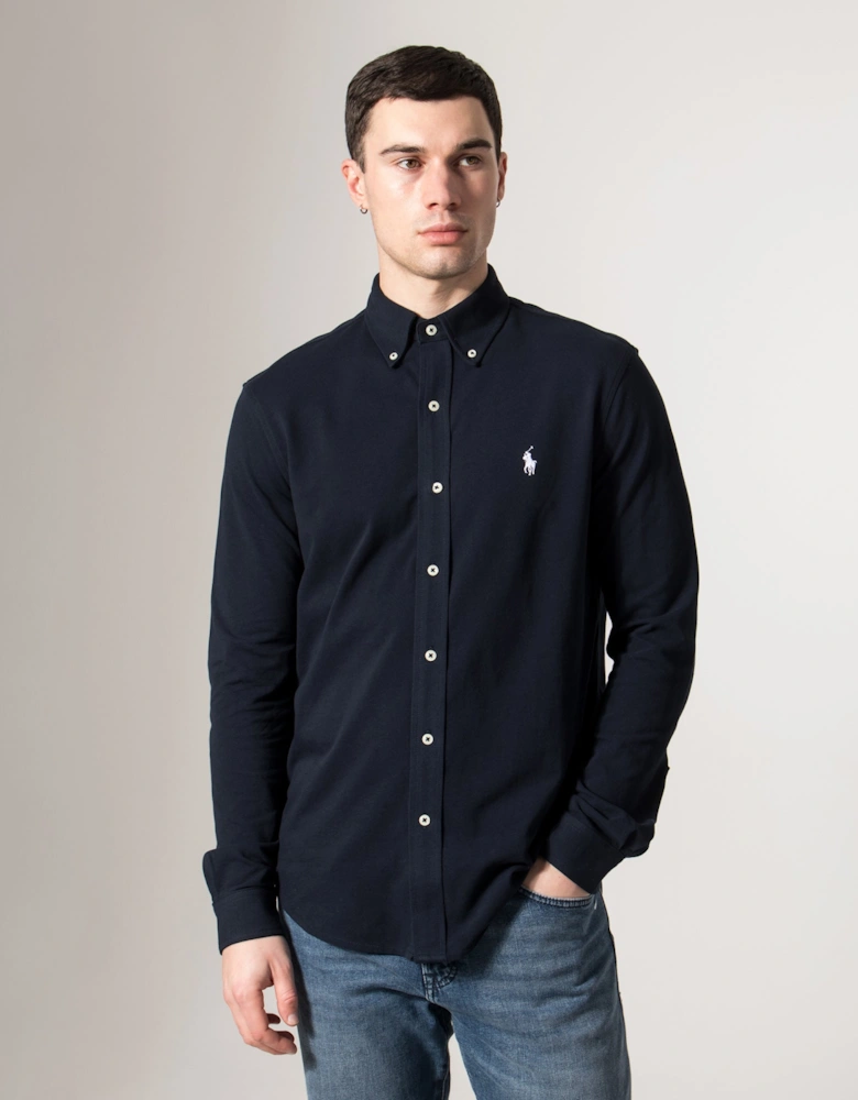 Relaxed Fit Featherweight Mesh Shirt