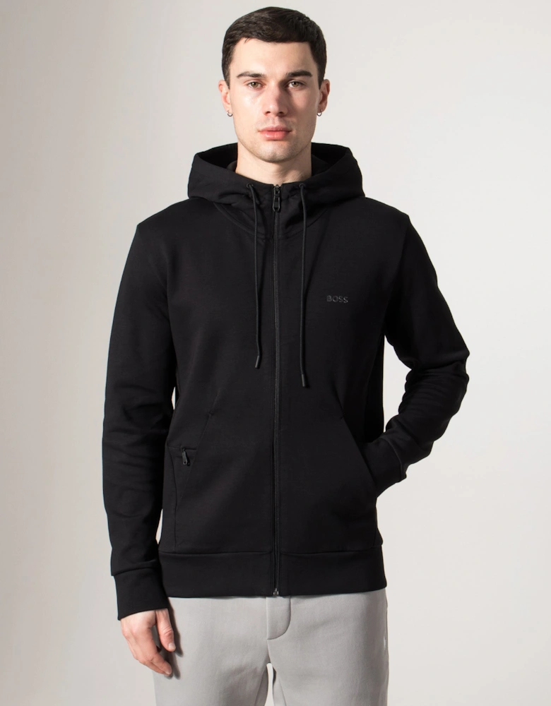 Zip Through Saggy Hoodie