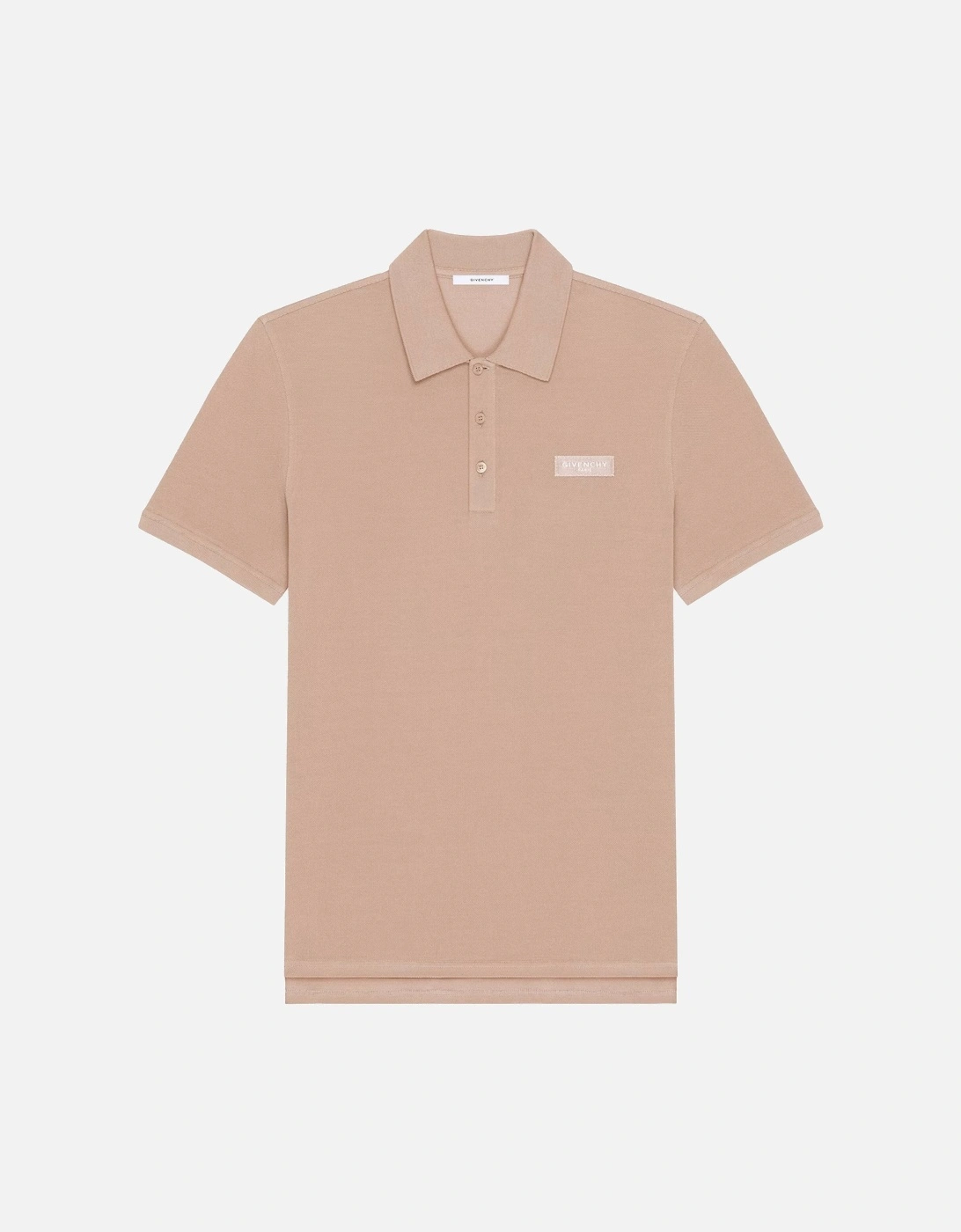 Branded Piquet Polo Beige, 6 of 5