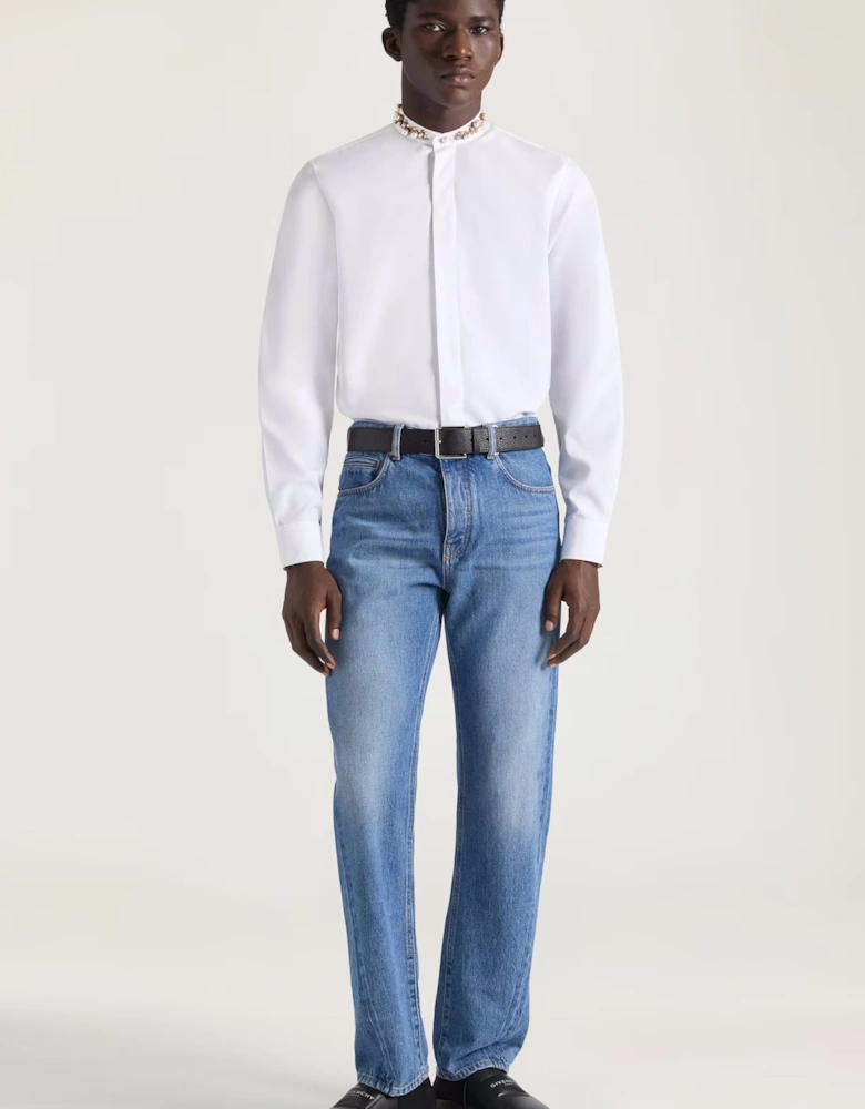 Vintage Wash Jeans Blue