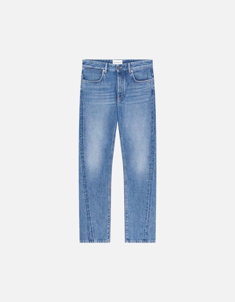 Vintage Wash Jeans Blue