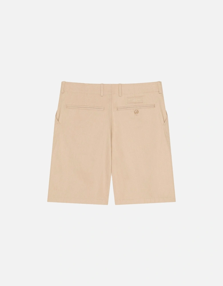 BEANDED COTTON SHORTS