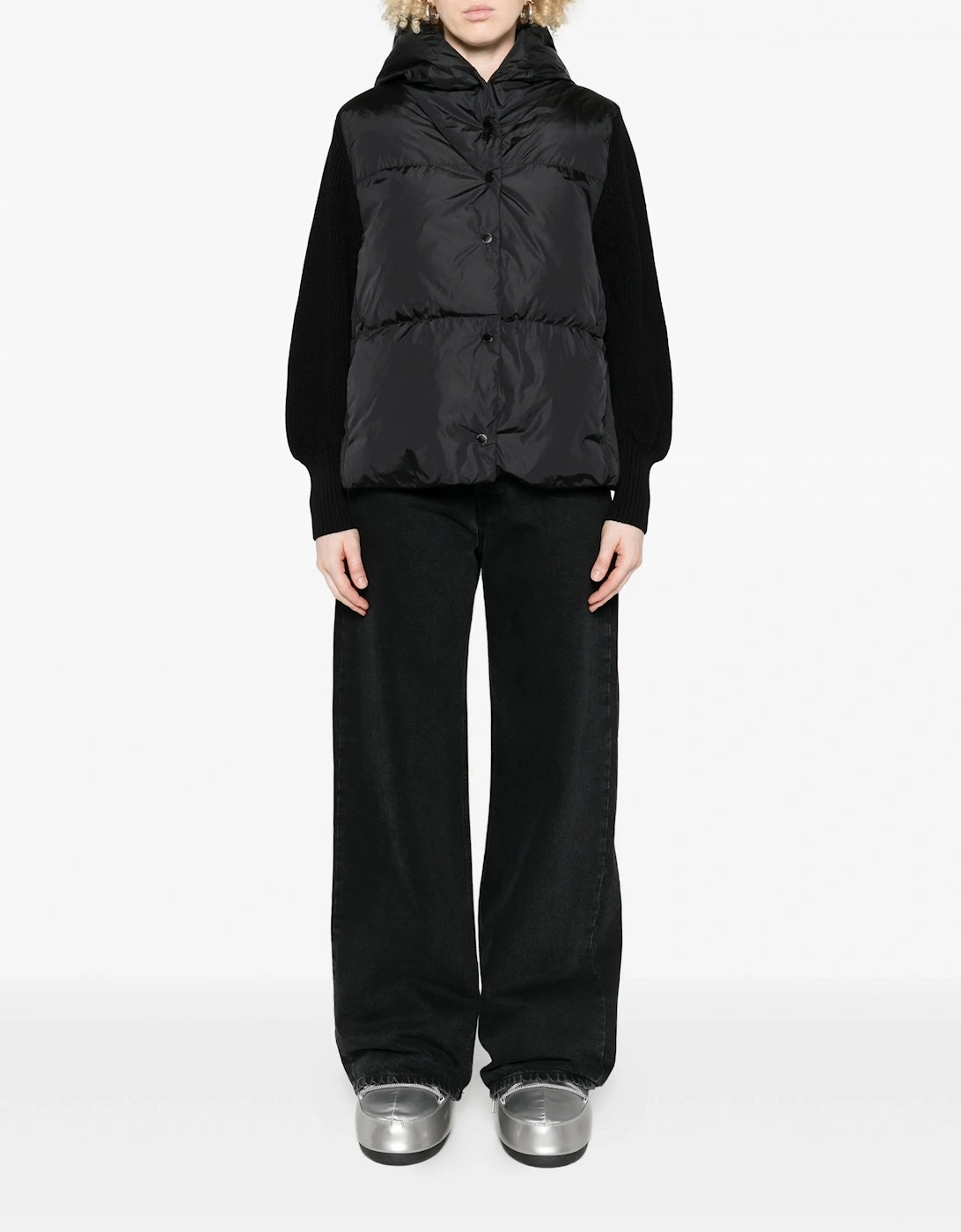 WOMENS HYBRIDGE ASTONIA KNIT HOODY