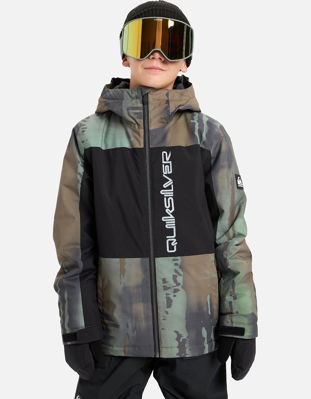 Kids Side Hit Block Waterproof Ski Jacket, 2 of 1