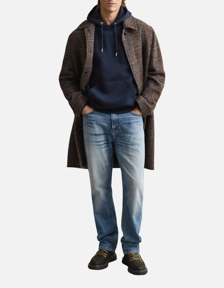 Mens Hoodie Reg Shield Pullover Winter Top