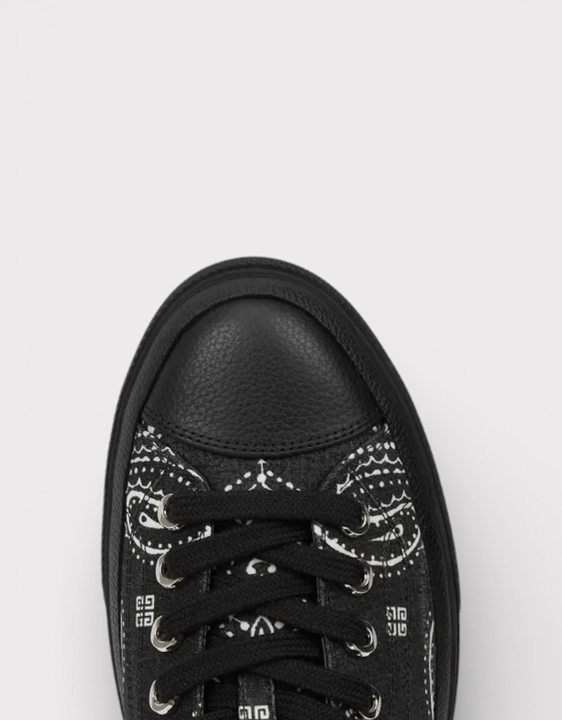 City Low-Top In 4G Bandana Black White